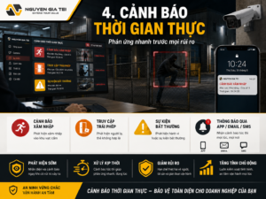 Giải pháp an ninh thông minh cảnh báo thời gian thực